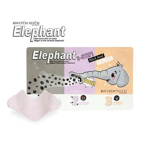 SWITCH PATCH Elephant 3-Step Nose Pack